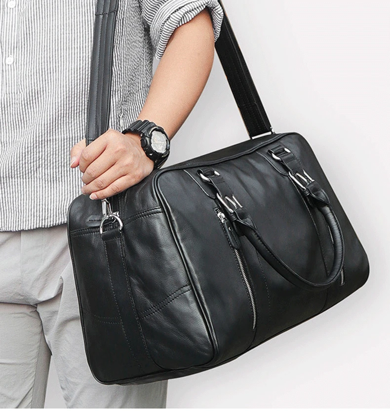 Мужская сумка для путешествий, большая вместительность, натуральная кожа, 16 дюймов, для ноутбука, сумка для выходных,, мужская, деловая, брендовая, водонепроницаемая сумка