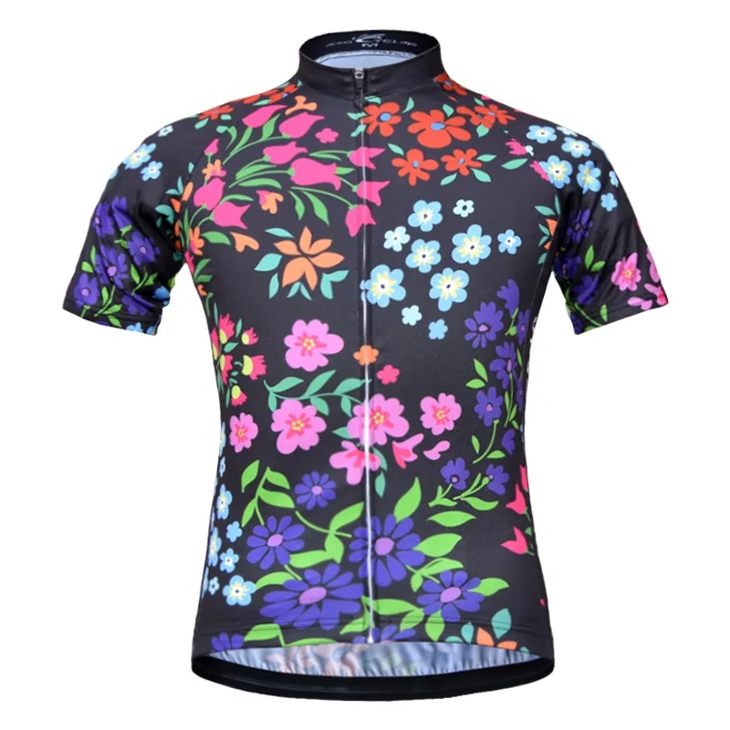 JESOCYCLING Велоспорт Джерси для женщин Велоспорт рубашка Топ MTB Одежда для велосипеда одежда с коротким рукавом Майо Ropa Ciclismo - Цвет: JS-075