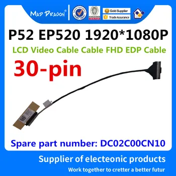

MAD DRAGON Brand laptop new LCD led lvds Display Screen Video FHD Cable for Lenovo Thinkpad P52 EP520 1920*1080P DC02C00CN10