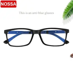 2019 г. Новые мужские анти-синий свет очки простые модные может быть оснащен миопия очки кадр TR90 удобные плоское зеркало