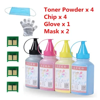 

[Hisaint] For HP Q6000 Q6001 Q6002 Q6003 Toner Powder And Chip For Color LaserJet 1600/2600n/2605/CM1015 MFP/CM1017 MFP