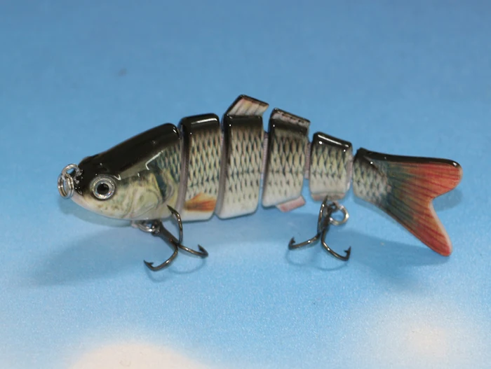 Details about   Multi Jointed Bass Fishing Lure Plastic Bait Swimbait Striper Slow Lure 10cm/18g 