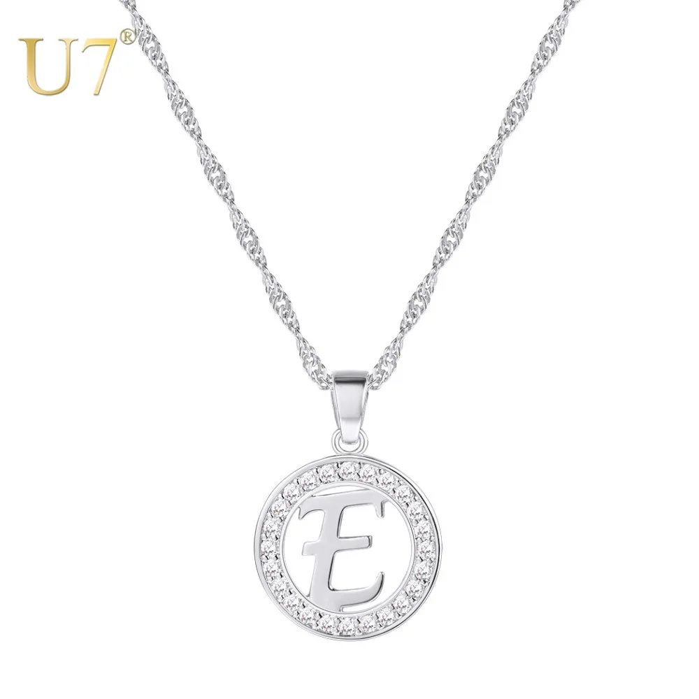 HOPE Noeud charme initial lettre personnalisé Chaîne Colliers Pendentifs Bijoux