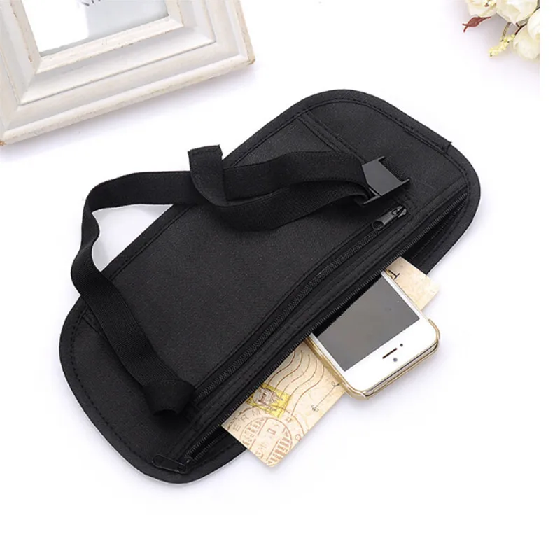 Buy ISKYBOB Cloth Travel Pouch Hidden Wallet Passport