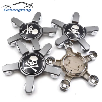 

Gzhengtong 4pcs/lot Gray Color Caps 150mm Wheel Center Cover Hub Cap 5 Clips For A8 Quattro S8 Q7 340 in Skull Logo