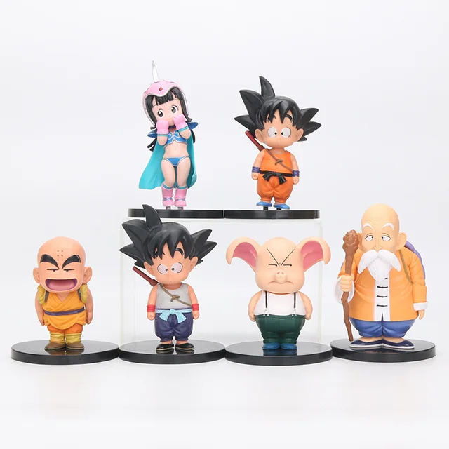 12 16cm Anime Dragon Ball Z Son Goku Krillin Master Roshi Oolong Super 