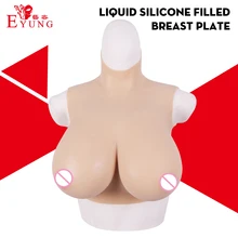 Eyung Realistic Silicone Cross Dresser Huge Fake Breast Forms Boobs for Drag Queen Sissy Mastectomy Transvestite Brust Prothesis