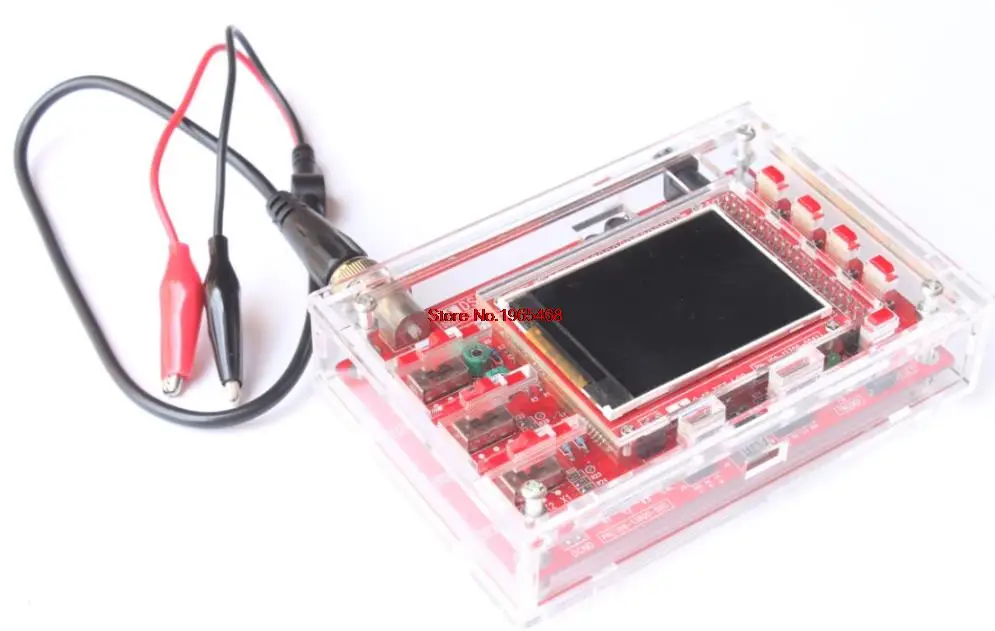 New Clear Acrylic Case Box Shell for DSO138 24 TFT Digital Oscilloscope 