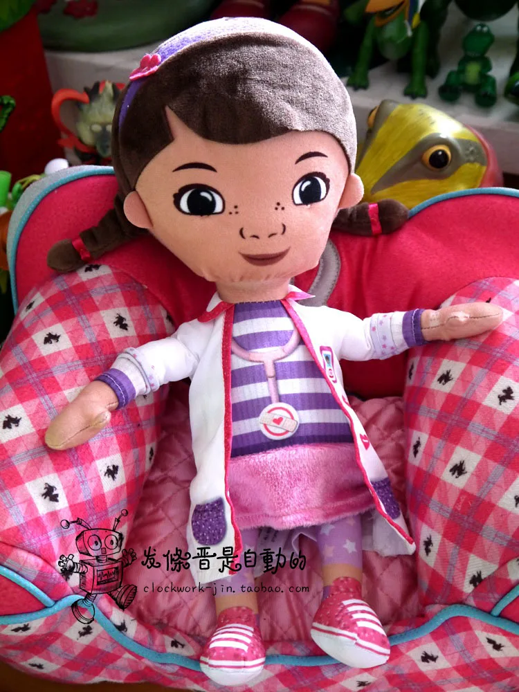 Doc McStuffins, игрушки, Doc Lambie, ягненок, Stuffy Dragon Hallie, бегемот, Boppy Dog, плюшевые игрушки, 30 см, милые мягкие животные, детские куклы, подарки