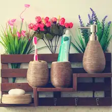 Керамическая Чистка туалета ванная комната магазин Шоурум ванная комната шкаф украшение набор скандинавские творческие украшения LO82227