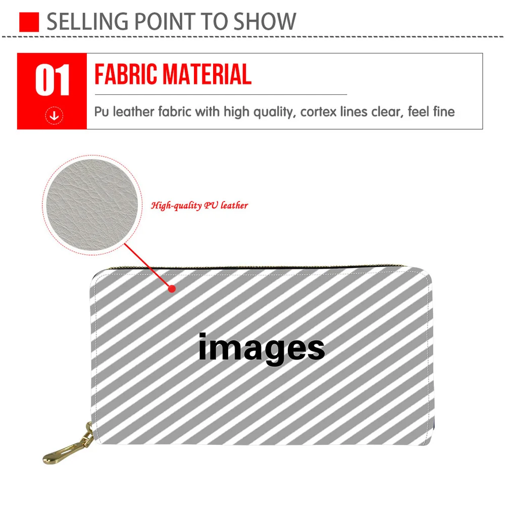 Goede FORUDESIGNS Luxe Vrouwen Lange Portefeuilles Nightmare Before Christmas Print Gothic Dames Portemonnee Kaarthouder Paspoort Telefoon Geld Zakken