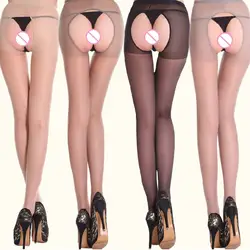 Женские сексуальные чулки с двумя боками открытые с вырезами колготки эластичные чулки для девушек сексуальные эротические костюмы