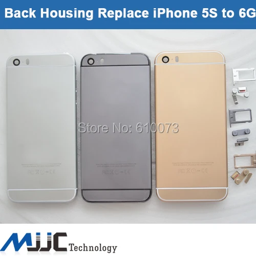 Brand New back Cover Housing Door Back Case For iPhone 5 5S replace To 6G 6s