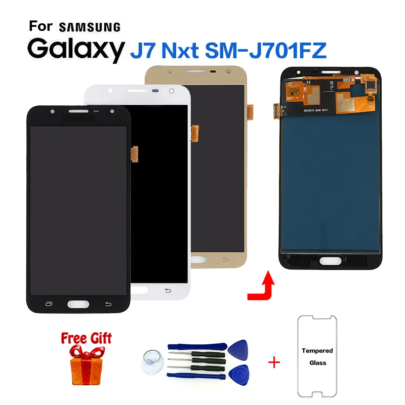 100% протестированный для Samsung Galaxy J7 neo J701 J701F J701M J701MT ЖК-дисплей с сенсорным экраном