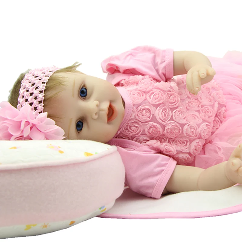 

Fashion 22 Inch Bonecas Princess Doll For Girls Handmade Reborn Babies Realistic Newborn Baby Children Birthday Xmas Gift
