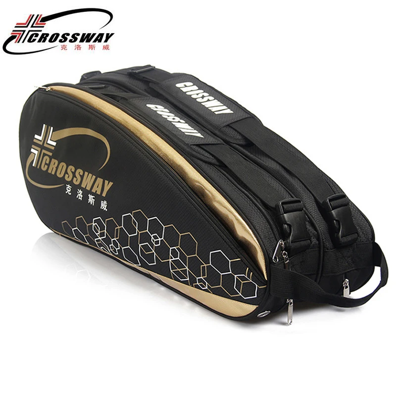 Crossway Badminton Bag Tennis Rackets Backpack Bag Carry/Hand Badminton Shoulder Bag With Shoes