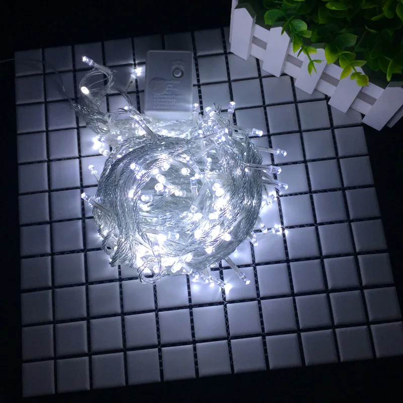 10M 20M Waterproof 220V EU Plug Holiday Decorate String Lights RGB 100 Led 200 Leds For Christmas Party Wedding Holiday Lighting (10)