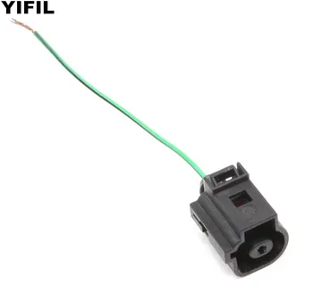 

5pcs/lot 1 Pin/Way Polig STECKER Oil Pressure Sensor Connector Plug With Wire Pigtail For AUDI Q5 Q7 VW 1J0 973 081 1J0973081