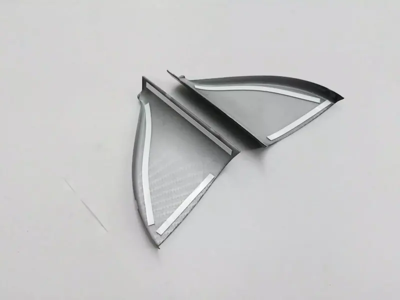 Для Renault Kadjar Передняя внутренняя треугольная коробка крышка отделка двери автомобиля украшение ABS Хромированная наклейка автомобильные аксессуары