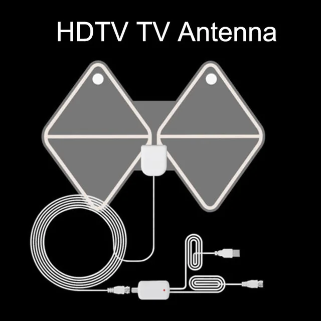 HDTV крытый 50 MileRange антенна с Съемная усилитель сигнала Поддержка V7 HD/IPS2 спутниковый ресивер доставка из Испании