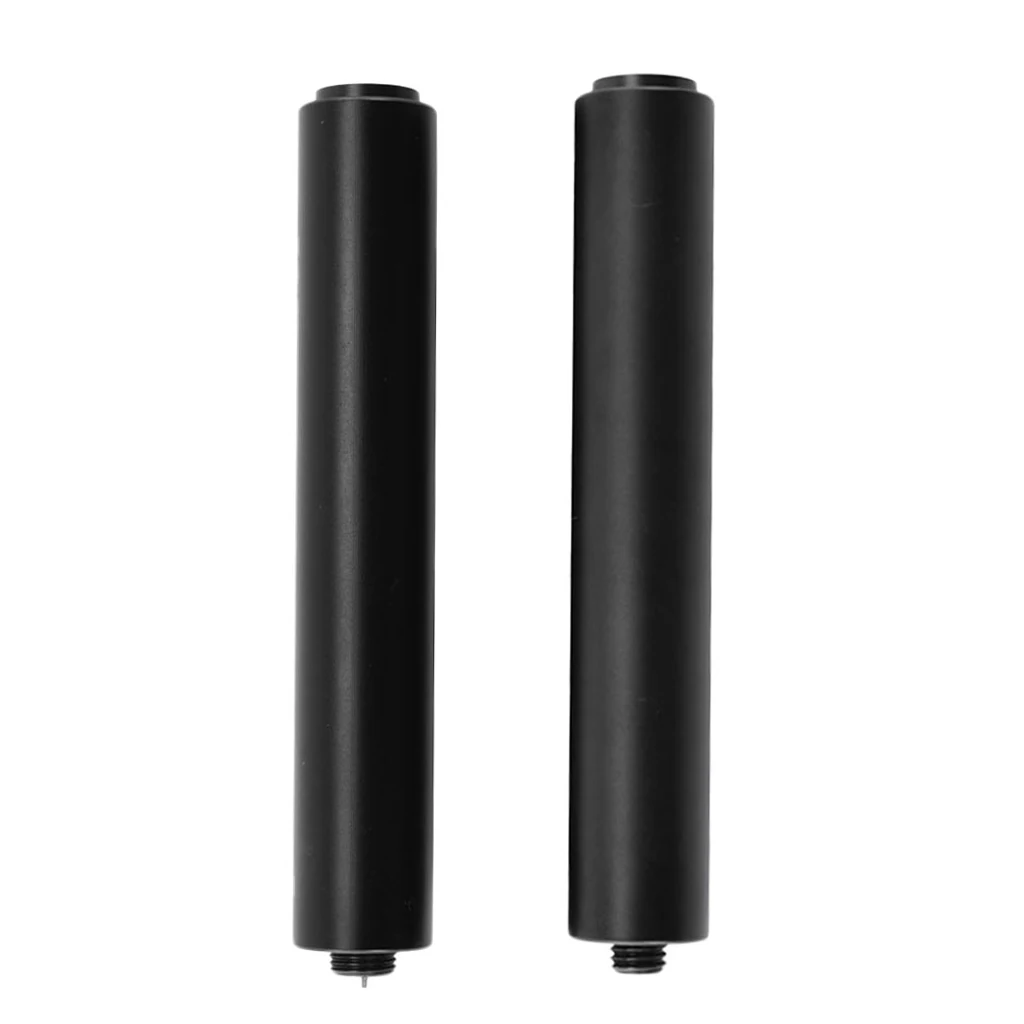 

Hot New 2pcs/Set 7.87''/8.03 '' Professional Aluminum Pool Cue Extender Extension Joint Butt Billiard Holder Extender