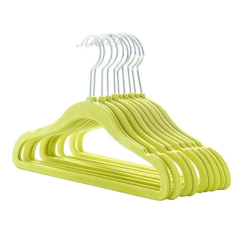 30.5cm Velvet Hangers For Kids Clothes Velvet Coat Hanger Non slip