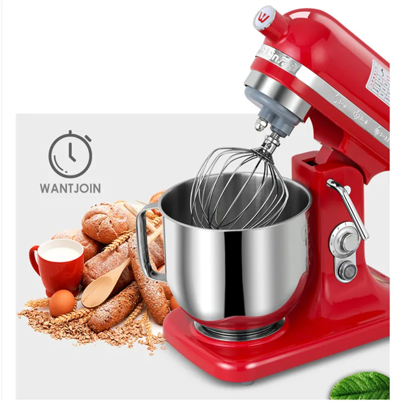 Beli 220 V Multifungsi Elektrik Pencampur Adonan 7L Otomatis Penuh Komersial Telur Susu Beater Mesin Pencampur Makanan EU AU  Uk AS