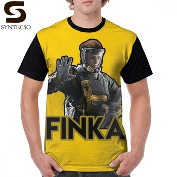 

Six Siege T Shirt Finka T-Shirt Short-Sleeve 100 Percent Polyester Tee Shirt Funny Streetwear Man Plus size Tshirt