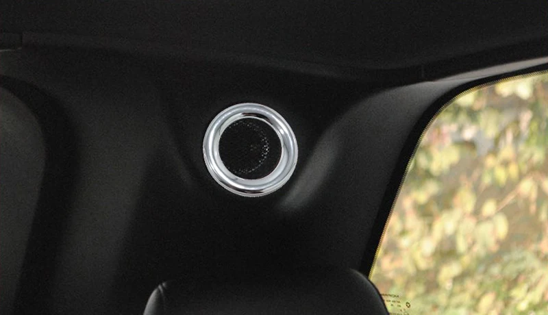 For-Jeep-Grand-Cherokee-2011-2018-ABS-Chrome-Interior-Rear-Upper-Speaker-Audio-Ring-Decoration-Cover