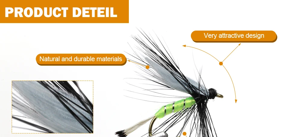 Moscas para Truta Molhado Seco Mosca Pesca Moscas Isca Conjunto Voar Amarrando Material Mão Amarrada Nymph Pike 225 Pçs 15 isca conjunto voar amarrando material molhado mão