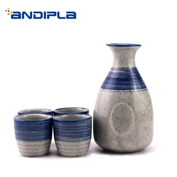 

Japanese-style Vintage Ceramic Wine Ware Household Hip Flask Sake Cup Office Tea Ceremony Puer Tieguanyin Tea Cups Spirits Pots
