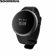 SOONHUA умный Браслет трекер Шагомер монитор сердечного ритма кровяное давление кислород Фитнес браслет для IOS Android телефон