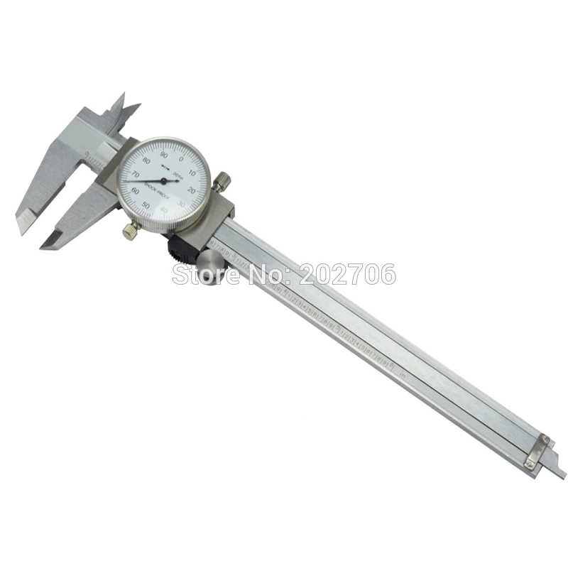 Factory-outlet 0-6" Inch Dial vernier caliper 6 inch.001" Shock Proof Dial Caliper gauge micrometer