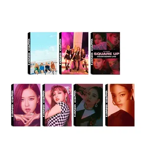 KPOP BLACKPINK SQUARE UP Album LOMO Cards LISA ROSE Jennie Jisoo Self Made Paper Photo Card HD Photocard KPOP BLACKPINK SQUARE UP Album LOMO Cards LISA ROSE Jennie Jisoo Self Made Paper Photo Card HD Photocard