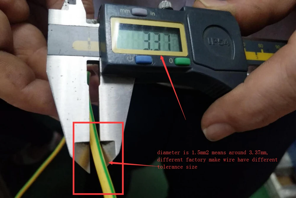 diameter MM