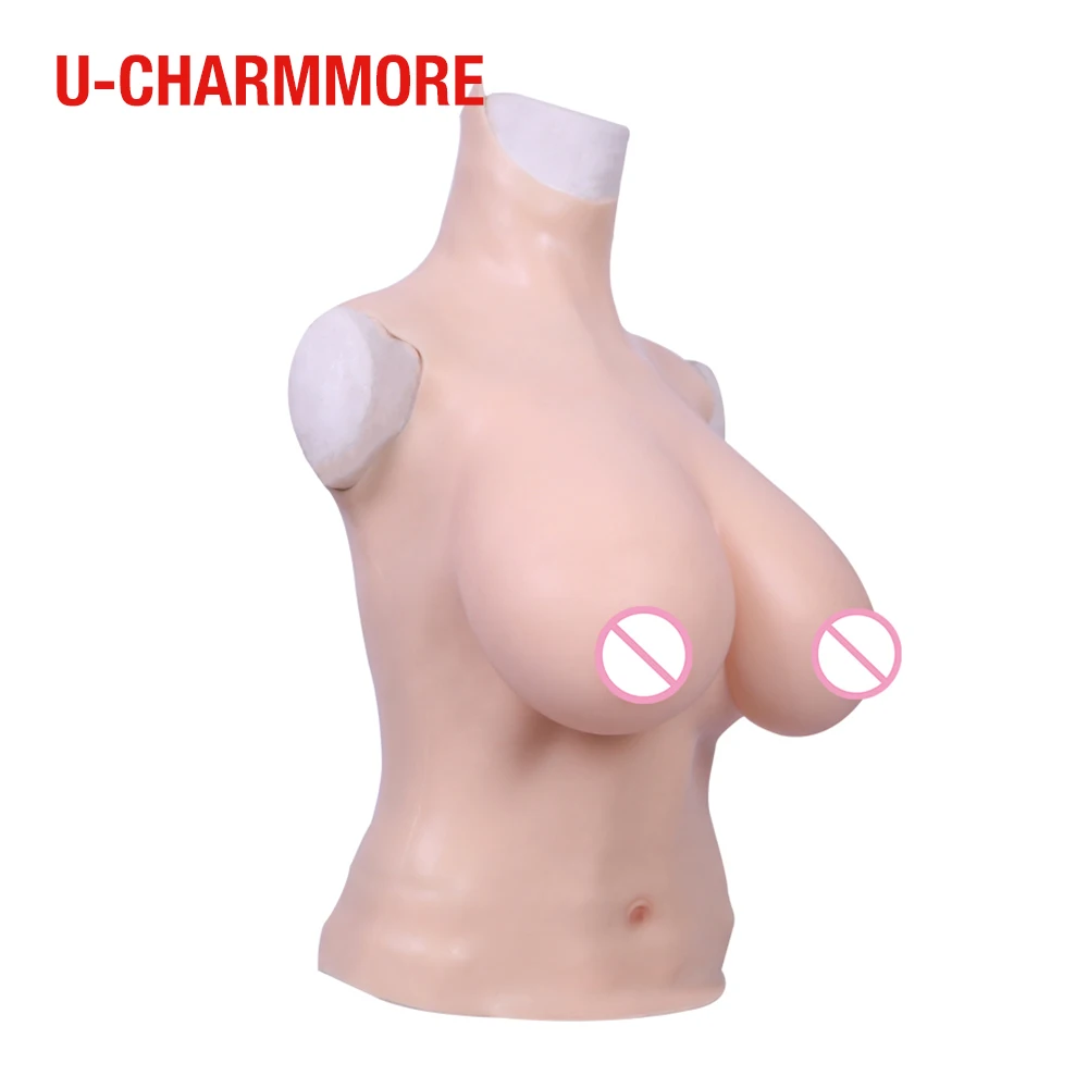 U CHARMMORE силиконовые формы груди для Crossdressers искусственные Реалистичные G cup