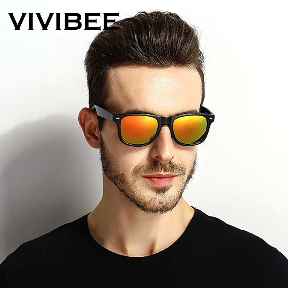 Солнцезащитные очки VIVIBEE Мужские поляризационные Классические зеркальные
