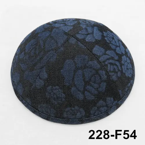 Джинсовая кепка 19 см kippot kippa yarmulke KIpa Skullies Beanies, Еврейская кипа с черепом