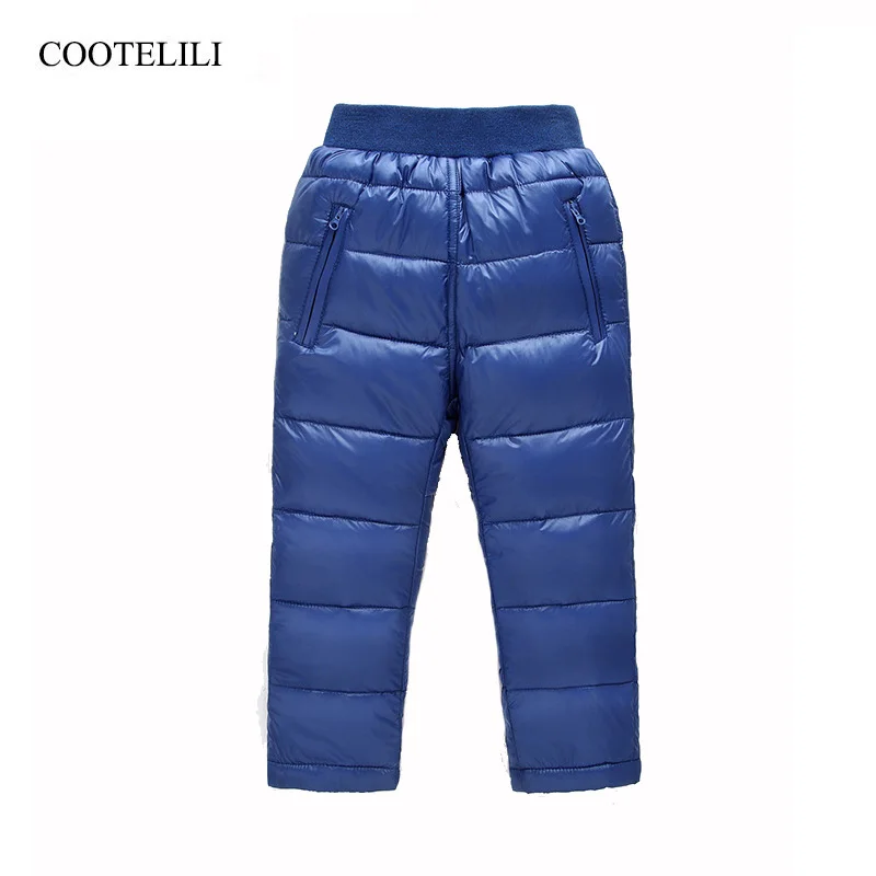 COOTELILI 80% Down Winter Pants For Baby Boys Girls High Waist Warm Children COOTELILI 80% Down Winter Pants For Baby Boys Girls High Waist Warm Children