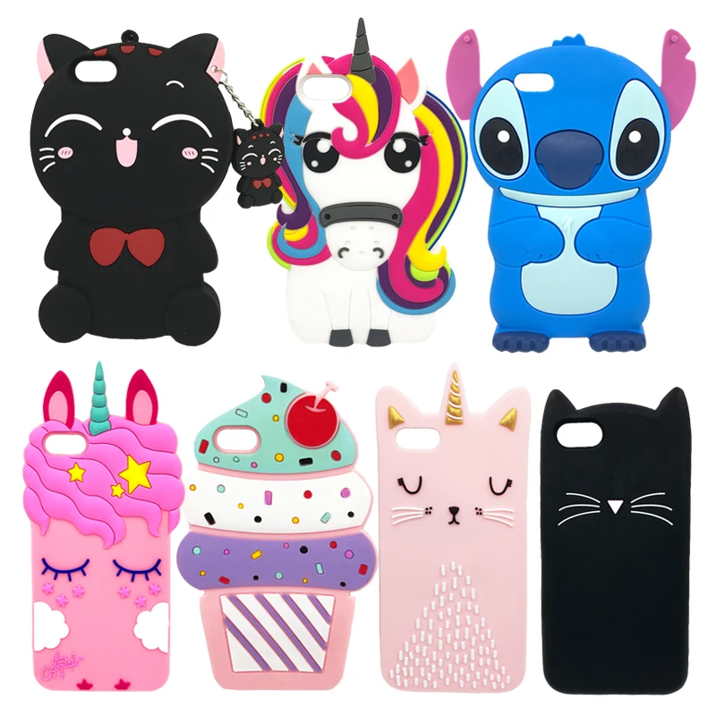 

For Huawei P8 Lite Case Cover Cute 3D Soft Silicone Case For Huawei P8 Lite Phone Protective Back Huawei P8 Lite 2015 2016 Case