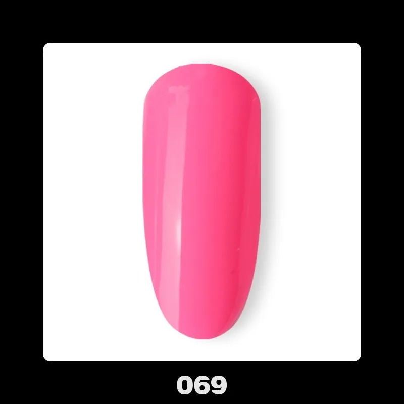 Beautilux 1 шт. ярко-розовый цвет Гель-лак УФ светодиодный впитывающий гель для дизайна ногтей лак 10 мл - Цвет: 069