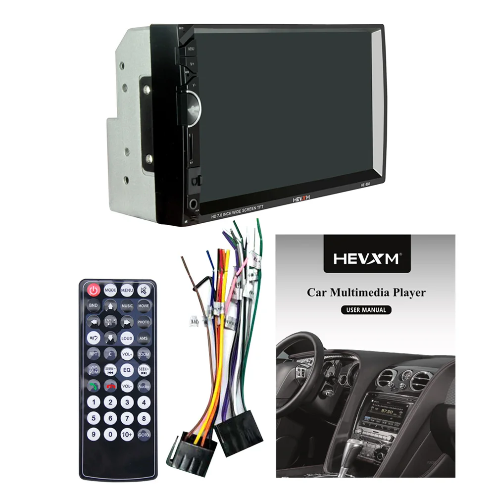 AIYIMA 7 &quotHD 2 Din сенсорный экран цифровой дисплей Bluetooth Мультимедиа видео MP5 плеер AUX