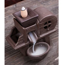 50 шт./упак. ароматный курильница с обратным потоком Применение офисные teaho Применение Ладан конусов горелки с несколькими вкусами Йога дома Гостиная натуральный Декор