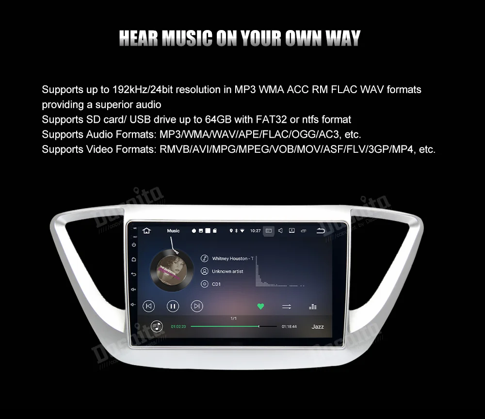 Excellent Dasaita 9" Android 7.1 Car GPS Player Navi for Hyundai Verna Solaris 2017 with 2G+16G Quad Core  Stereo Radio Multimedia No DVD 15