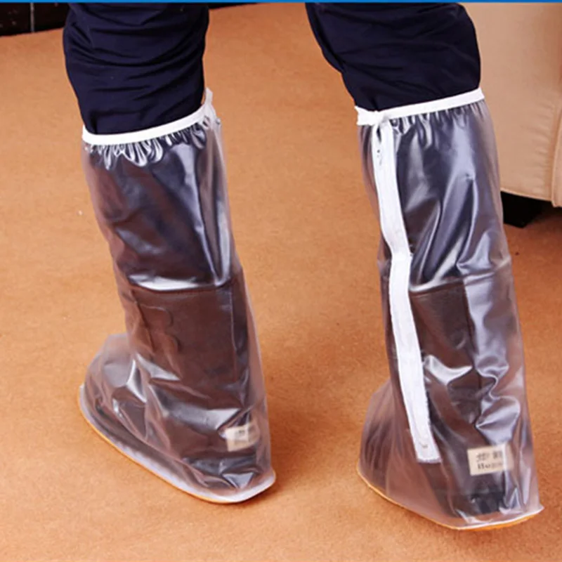 Mens Non Slip Shoe Cover High Level Anti Rain Shoe Cover Waterproof