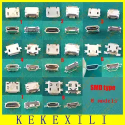 320X SMD Тип 8 видов Мини Micro USB разъем Планшеты MID смартфон разъем мобильного телефона зарядки гнездо Хвост Plug 5 P распространенные