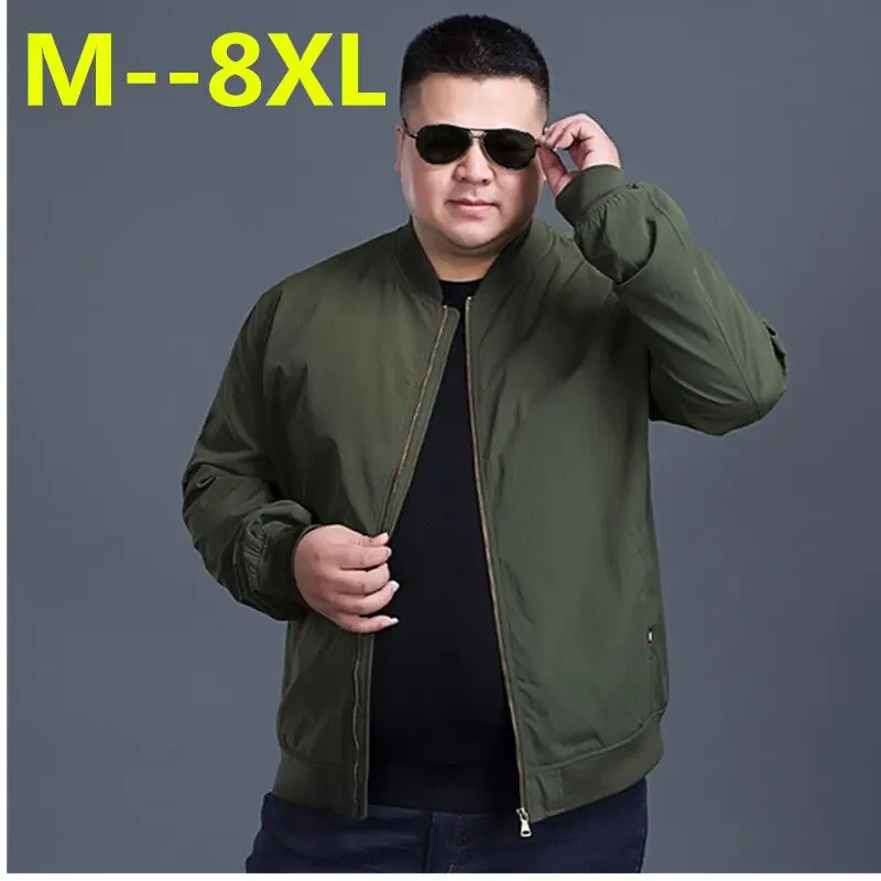 10XL 8XL 6XL 5XL мужские куртки тонкие демисезонные пальто качественная повседневная
