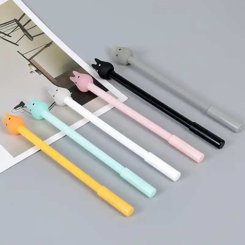 C11 Korea Candy Color Creative Cartoon Totoro Pen Stationery Pen Signature Black Male And Female Students School Supplies Stationery Pen Pen Stationerytotoro Pen Aliexpress