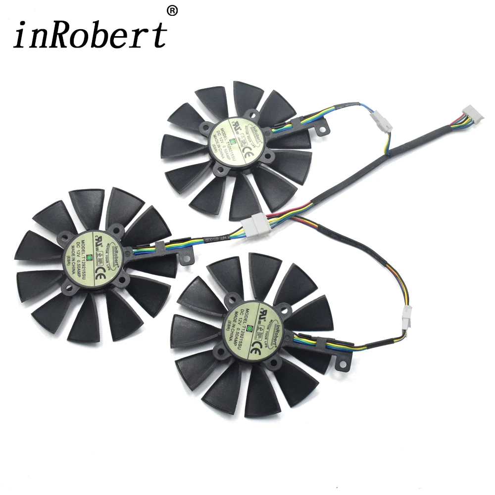 New 87MM T129215SU Cooling Fan For ASUS Strix DRAGON GTX 980 Ti GTX 1060 1080 1070