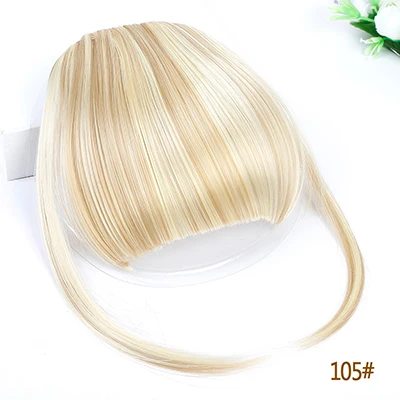 AOSI синтетические накладные волосы на заколках для наращивания челка бахрома для наращивания волос цельные прямые накладные волосы аксессуары - Цвет: #12